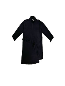 SULVAM - Stand Dress Shirt - SS25 - BLACK